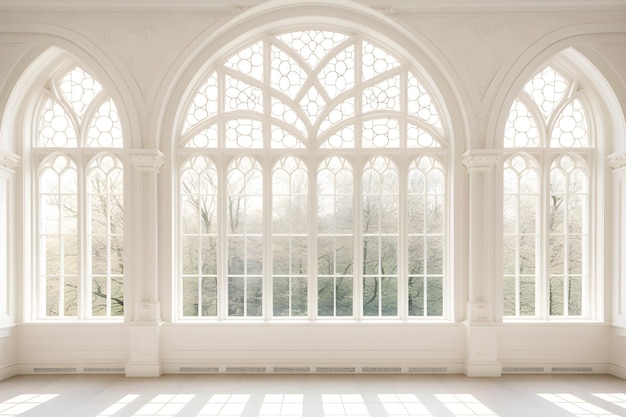 Symphony of Architecture The Classic Arched Windows Reflecting Periodic Excellence and Aesthetic Ha