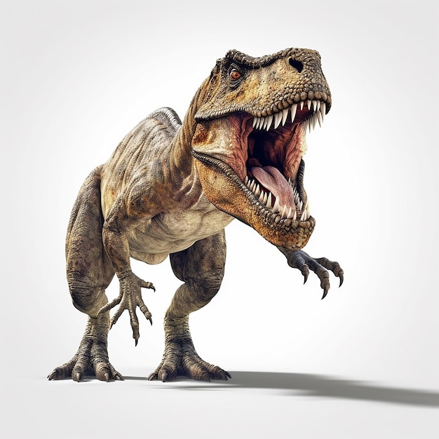 A t - rex dinosaur with its mouth open and mouth open.