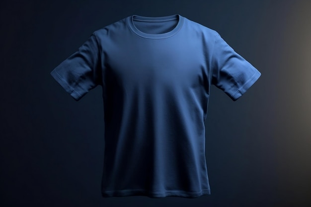 T shirt on black background Generative AI