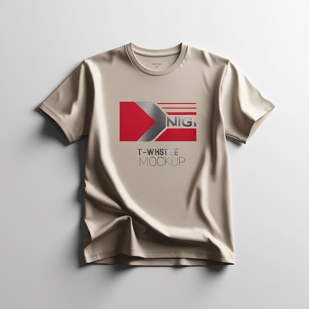 Photo t shirt mockup design psd for clothes branding