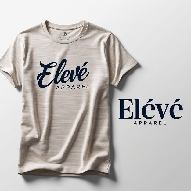 Photo t shirt mockup design psd for clothes branding