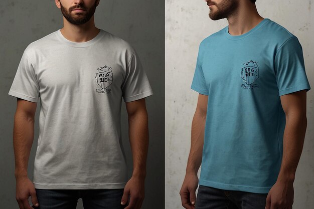 Photo t shirt mockup design