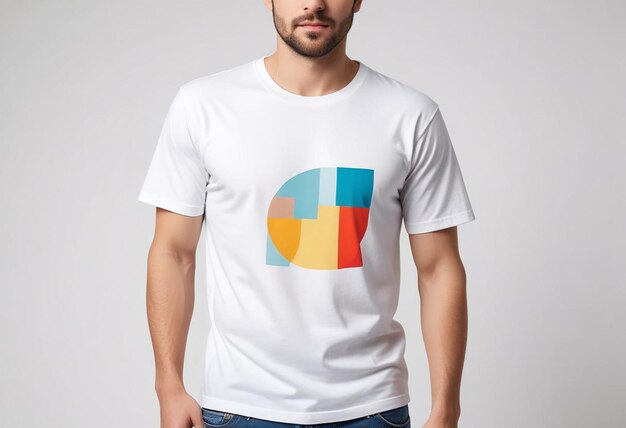 Photo t shirt mockup