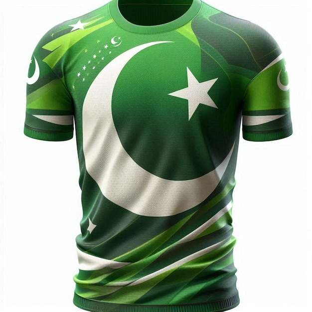 T Shirts Design with Pakistan Flag Vector