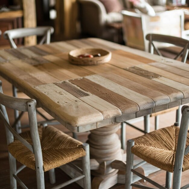 Table made with planks