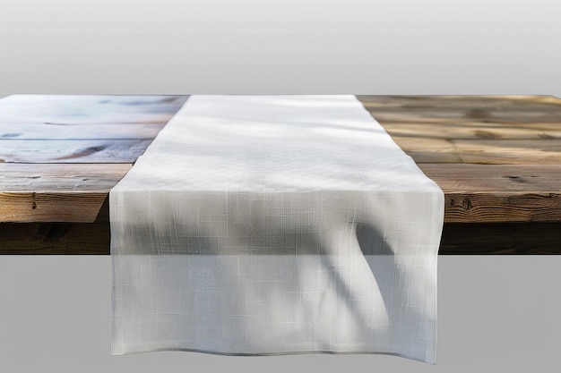 Table Runner Isolated in Transparent Background