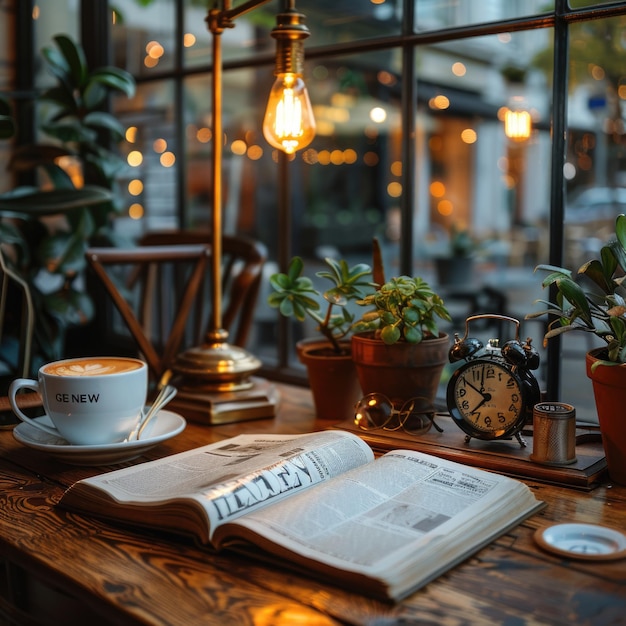 a table with a book that saysfatheron it