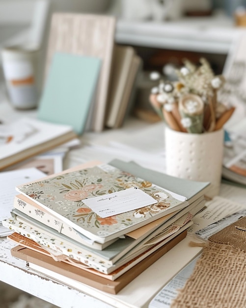 a table with a bunch of books on it including one that says quot thank you quot