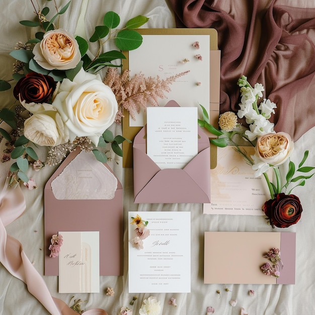 a table with a card that says quot wedding quot on it