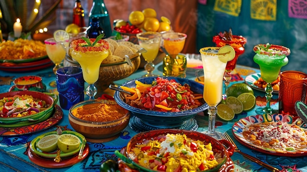 a table with drinks drinks and a sign that says  veggies