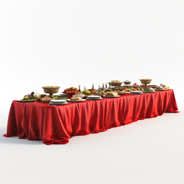 a table with food on it including salads and salads