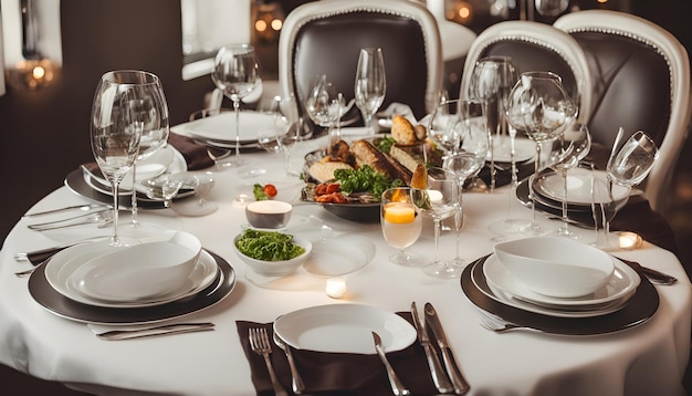 a table with a plate of food and a bowl of food on it