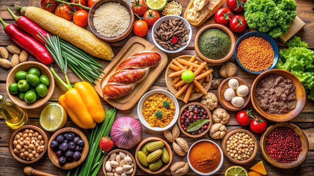 a table with a variety of vegetables including one that says quot veggie quot