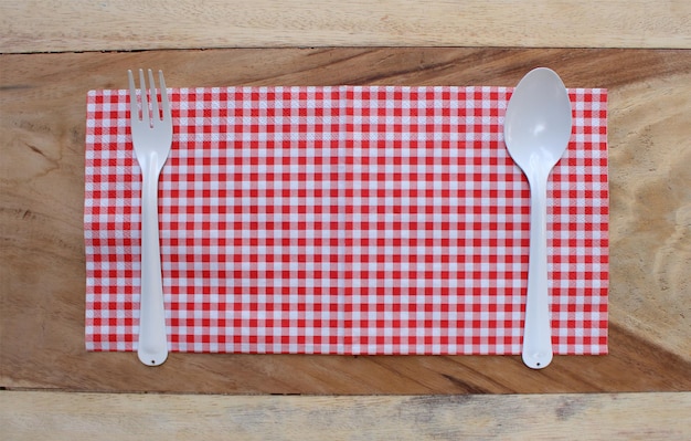 Tablecloth for food serving background