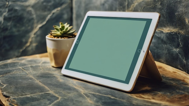 Tablet mockup blank screen