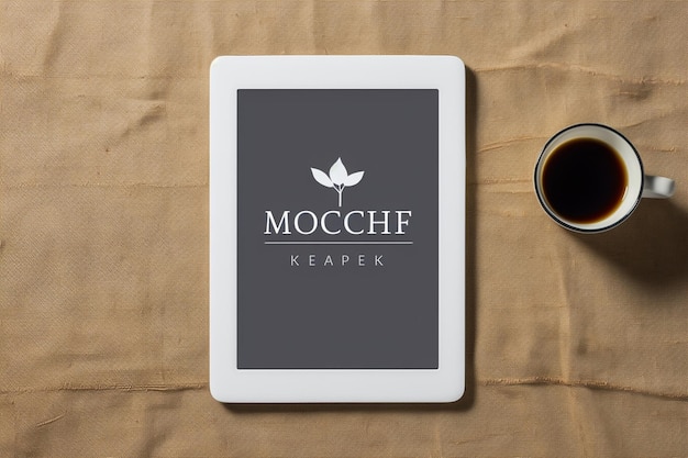 Photo tablet mockup blank screen