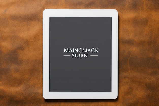 Photo tablet mockup blank screen