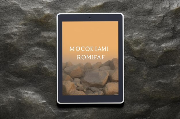 Photo tablet mockup blank screen