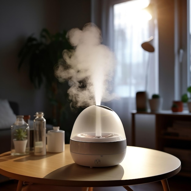 Tabletop Humidifier Enhancing Indoor Moisture Generative AI