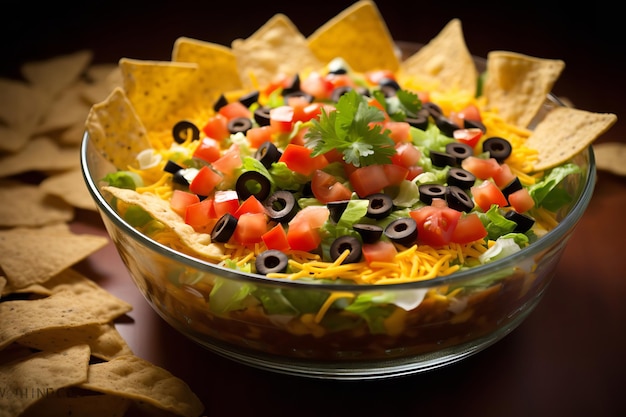 Taco Dip Mexican Appetizer