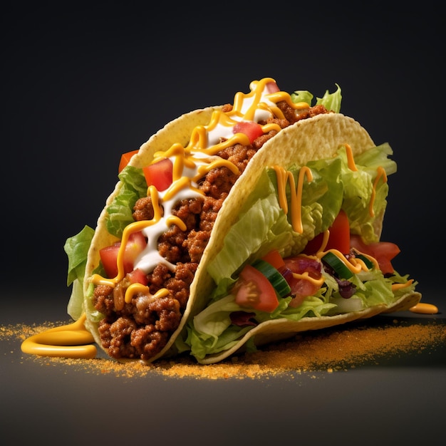 Taco tuesday fast foods recipe sweet images Ai generated art