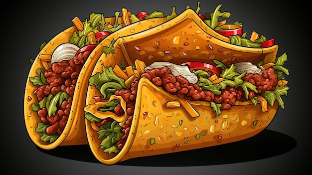 tacos HD 8K wallpaper Stock Photographic Image