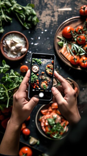 Tagged and Tasty Food Content Creator Chronicles on Smartphone