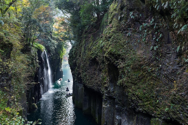 Takachiho Gorge at autumn