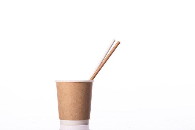 take away disposable paper coffee cup