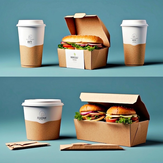 take away food mockups