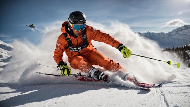 Take a moment to freeze the action on the slopes Share a photo that highlights the speed and contr