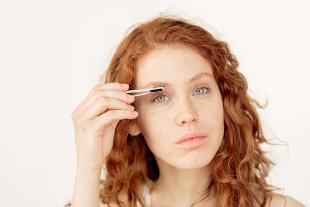 Taking care of eyebrows