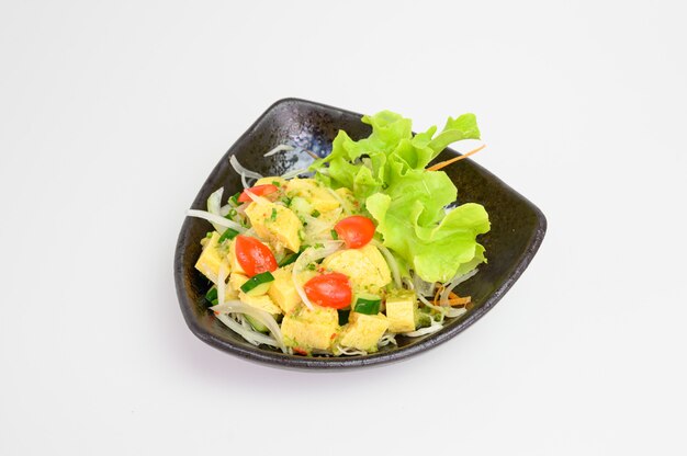 Tamago salad with spicy sauce