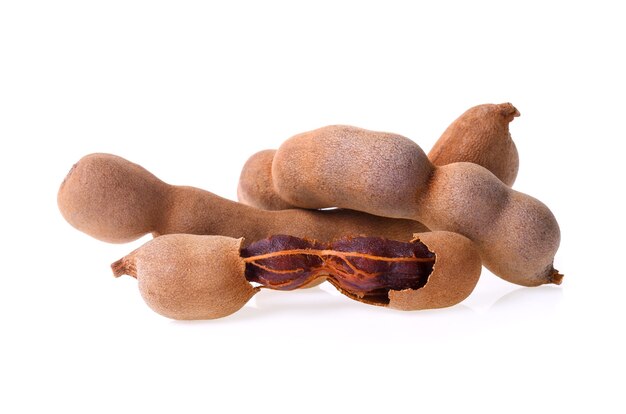 Tamarind isolated on white background