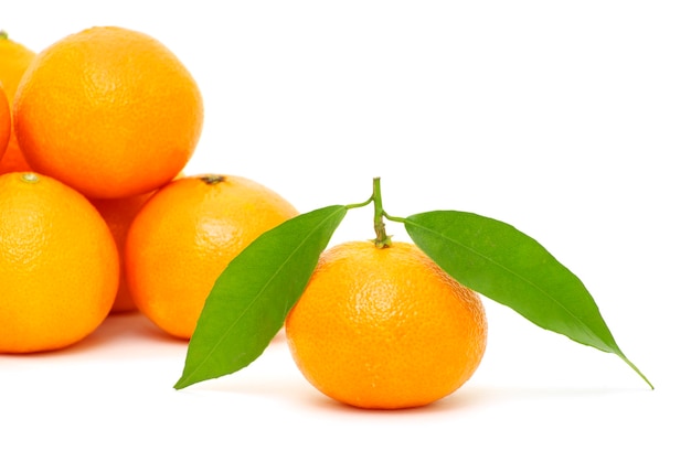 Tangerine isolated on a white background