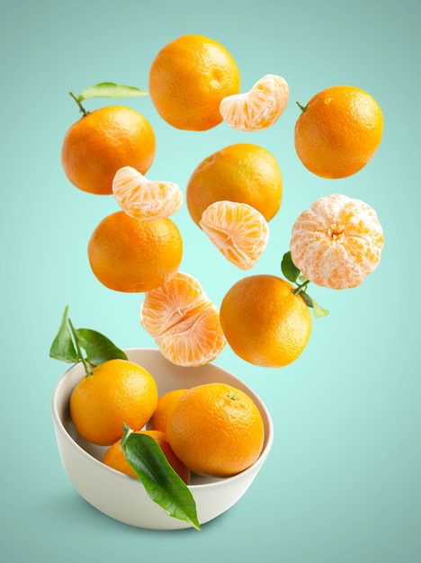 Tangerines flying