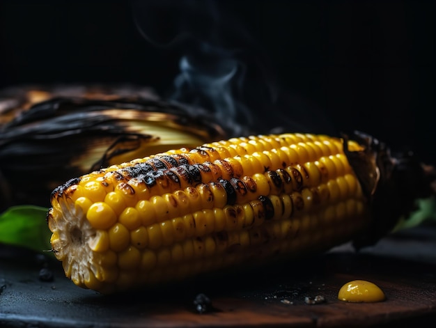 The Tangible Texture of a Grilled Corn Cob