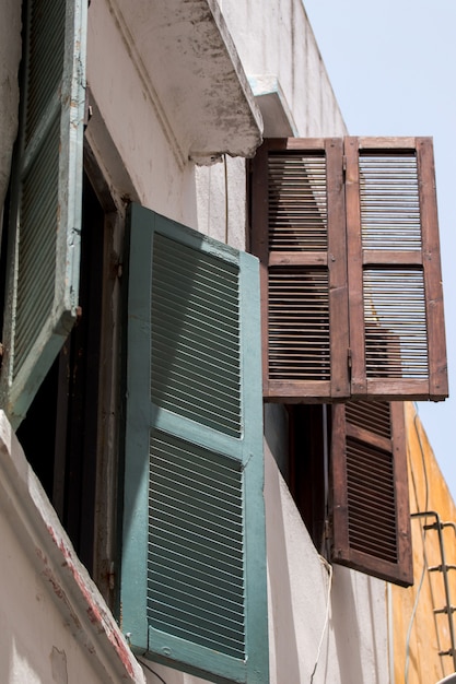 Tangier architecture of windows