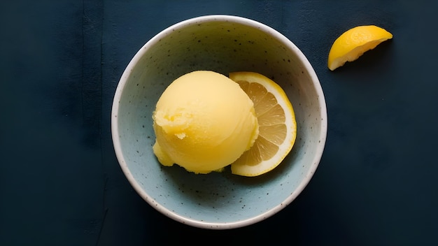 Tangy Lemon Sorbet