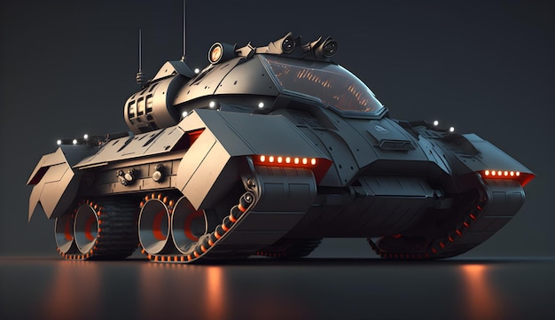 A tank from the movie star wars