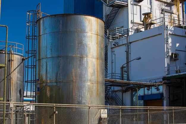 Tank stainless steel industrial silos for chemical production