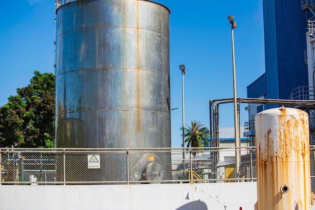 Tank stainless steel industrial silos for chemical production