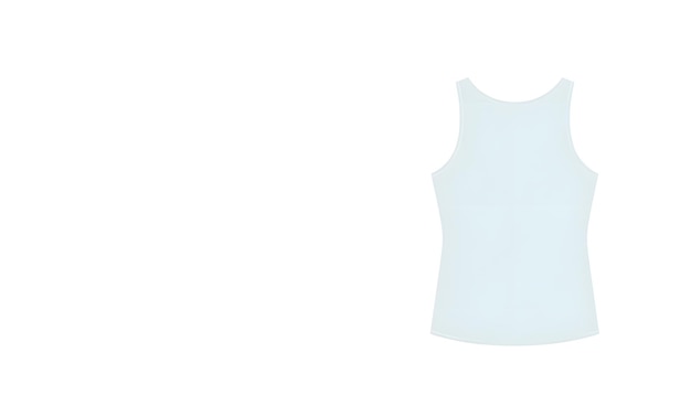 Photo tank top mockup png womens apparel transparent design isolated with white highlights