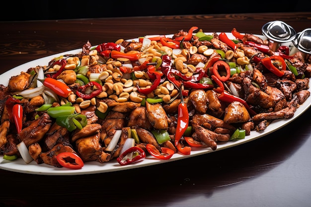 Tantalizing Kung Pao Chicken Platter