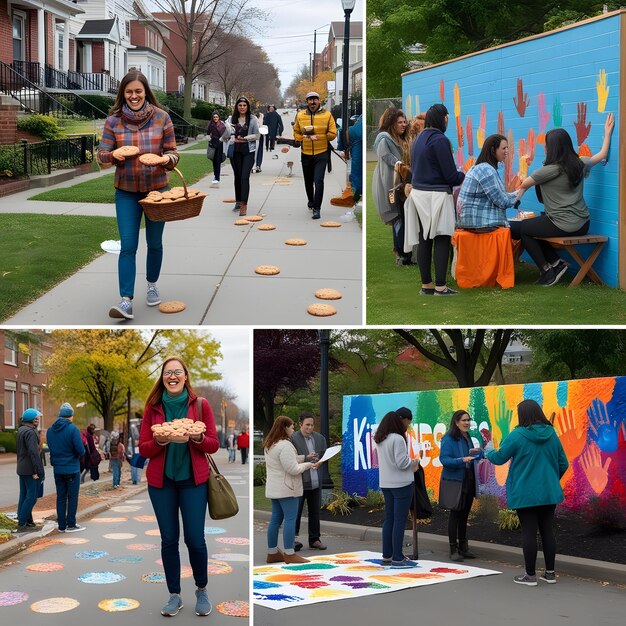 Tapestry of Kindness A Day of Shared Smiles Generosity and Connection