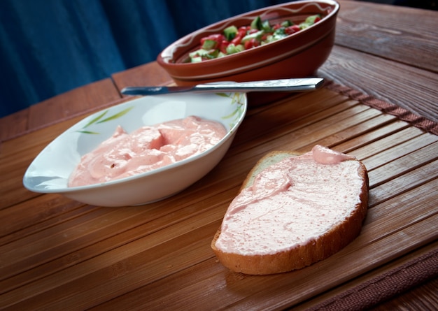 Taramasalata - is a Greek and Turkish meze