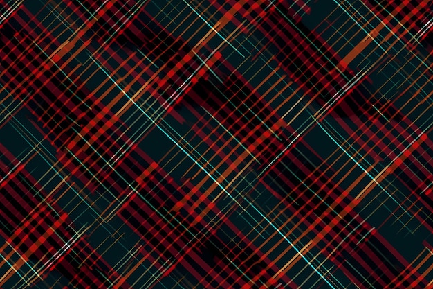 Tartan Seamless Pattern Ai generative