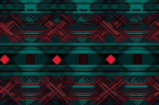 Tartan Seamless Pattern Ai generative