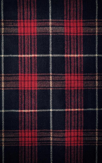 Tartan texture background top view