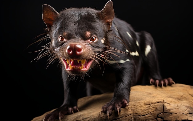 Tasmanian Devil isolated on a transparent background